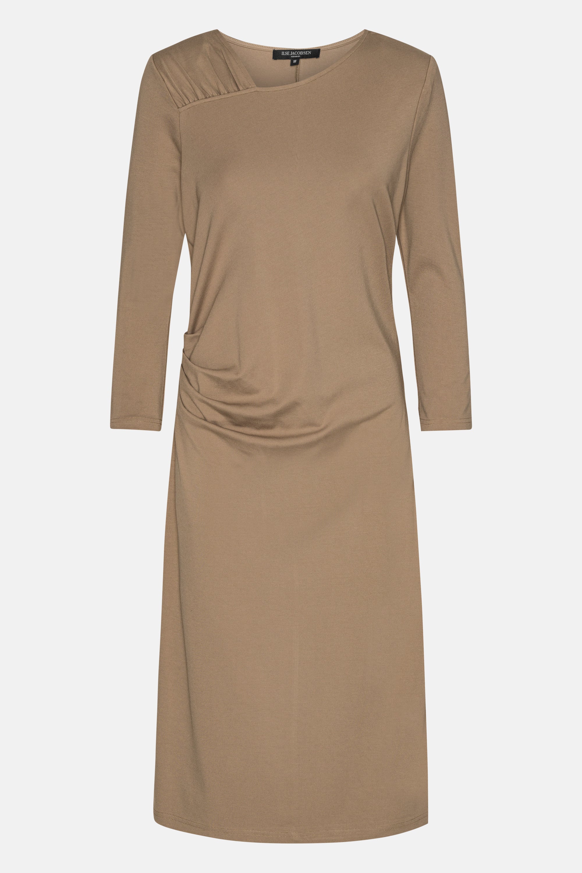 Dress With Pleats - Greige